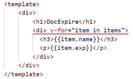 Syntax Issue v-for Directive