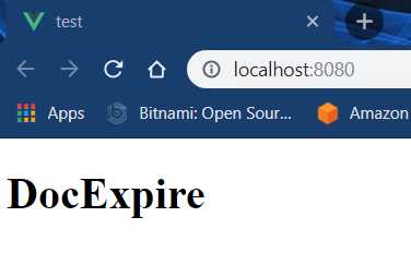 The App Running (After Changes)