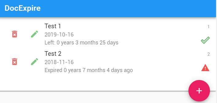 The App’s Main Screen (After all the changes done)