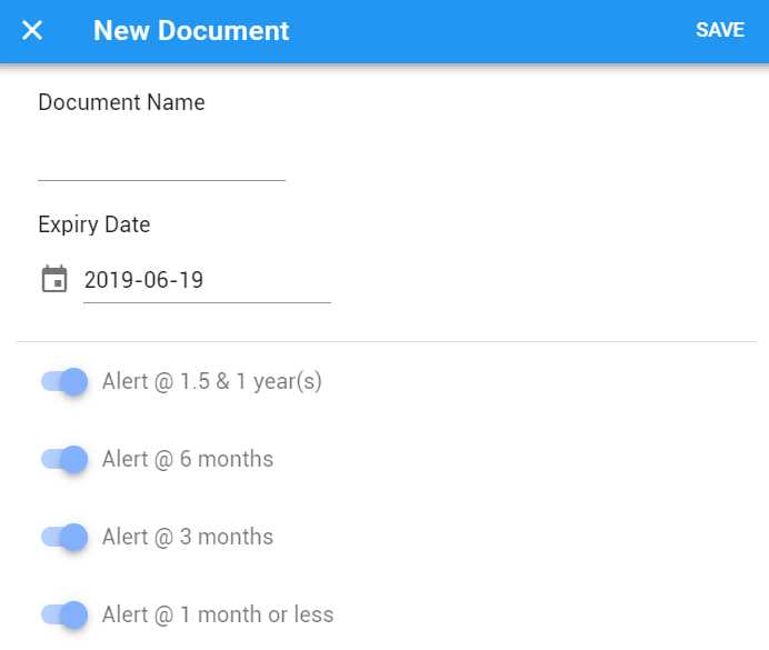 The Finished UI of the Doc Component