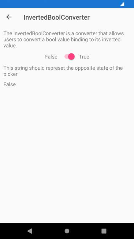 Inverting the binding of a bool value