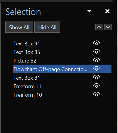 Issue 1 2 selection pane as initially seen upon opening.