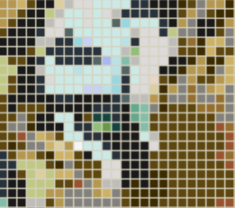 Issue 5 2 close up of tiger mozaic