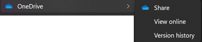 Issue 8 - Onedrive: Discover How To Share A File From Your Business Account 2 menu (windows file explorer)