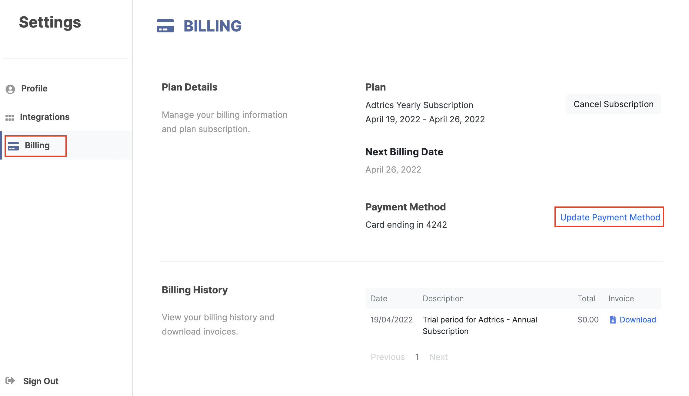 How Do I Change My Payment Method For My Subscription?