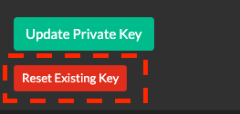 Reset Existing SSH key