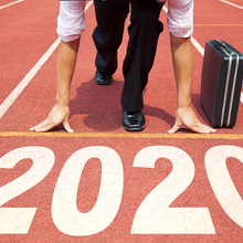 Business executive ready to start 2020