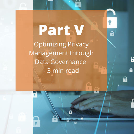Optimizing Data Privacy through Data Governance - Part V