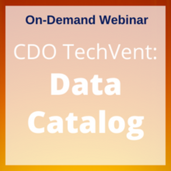 Webinar: CDO TechVent - Data Catalog