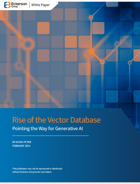 Rise of the Vector Database Pointing the Way for Generative AI