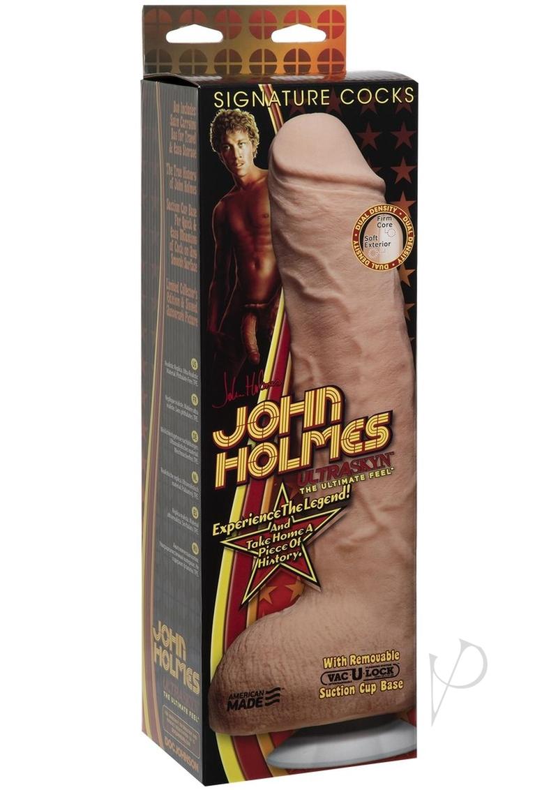 John Holmes Ultraskyn Cock w/Removable Vac-U-Lock Suction Cup 