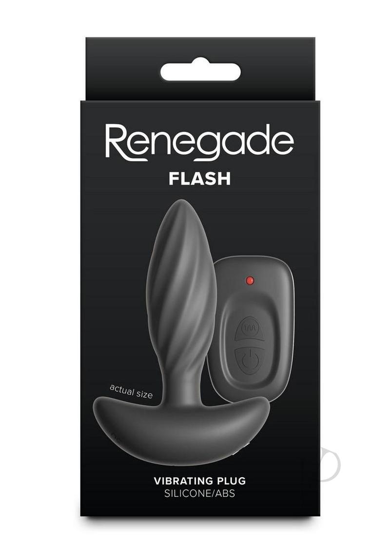 Renegade Flash Silicone Vibrating Anal Plug 
