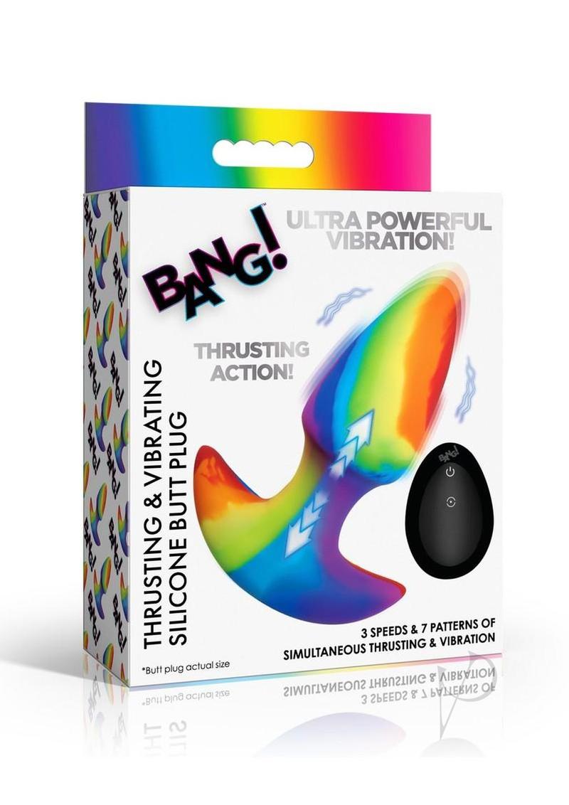 Small Vibrating Butt Plug 3 Inch Remote Control Rechargeable Bang Anal Plug