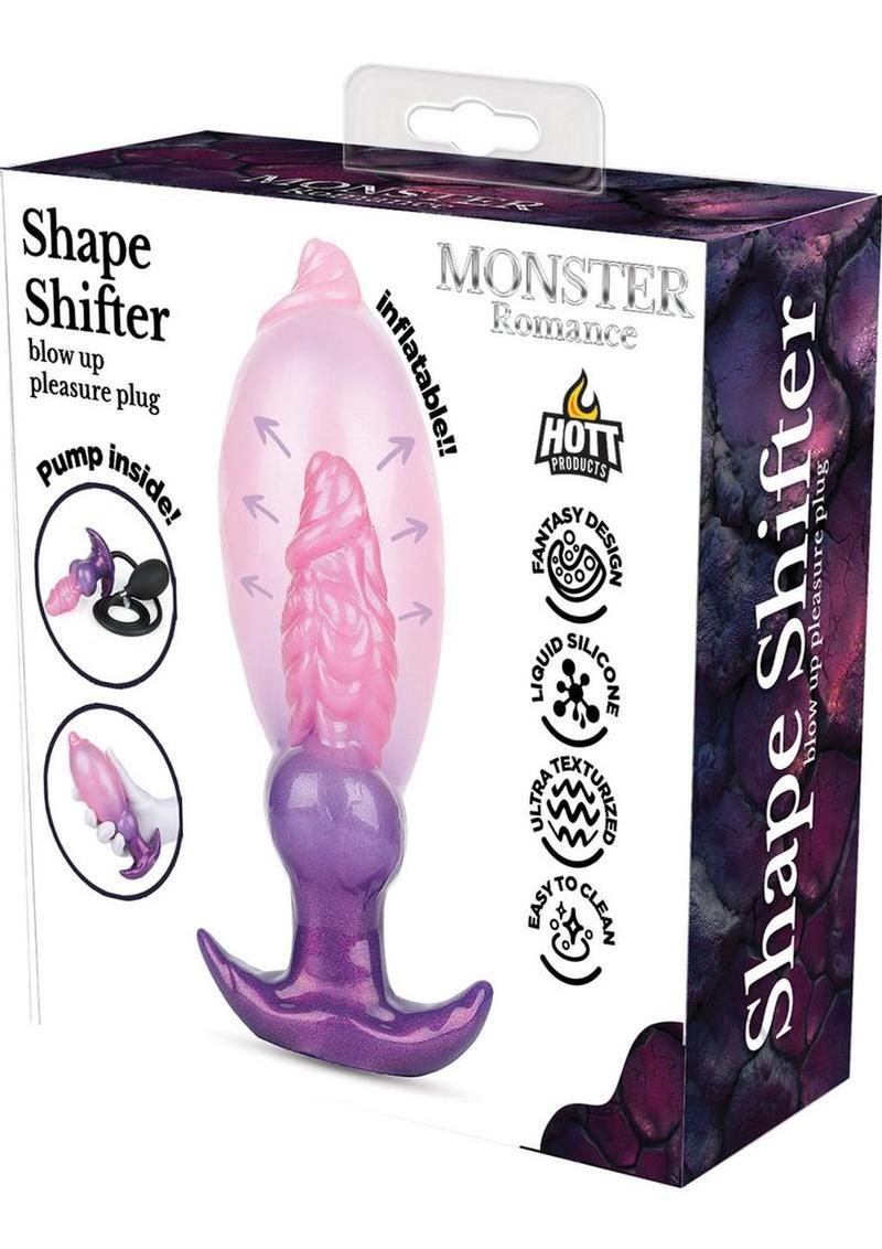 Inflatable Anal Plug Ass Stretcher XL Wide Butt Plug Textured Flared Base