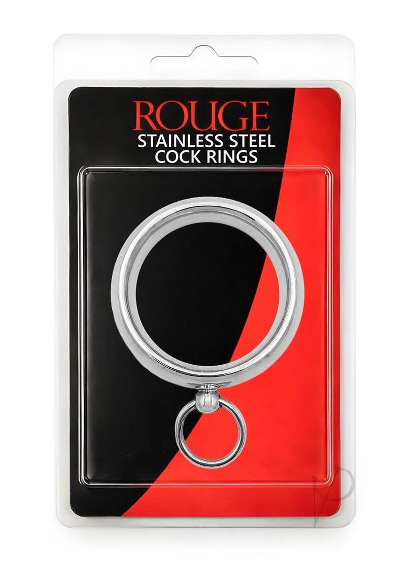 Penis Ring Cock Ring Silver Rouge Garments Smooth Feel Stainless Steel