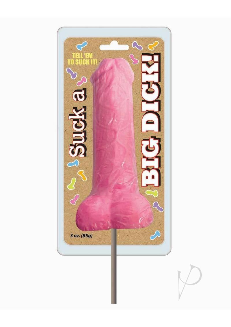 Suck a Big Dick Lollipop 6 in Dildo Candy – Strawberry Flavor Bachelorette Party