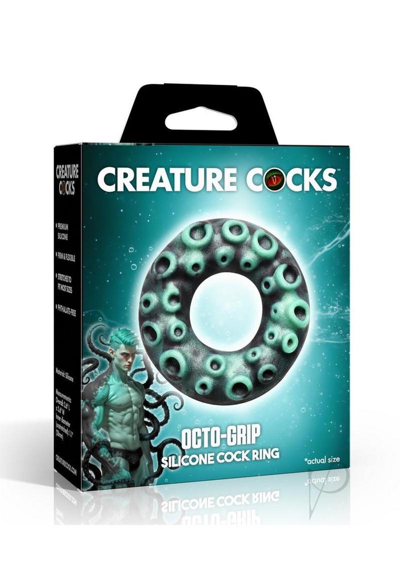 Penis Ring Stretchable Cock Ring Silicone Creature Cocks Octo Grip Fantasy Sex