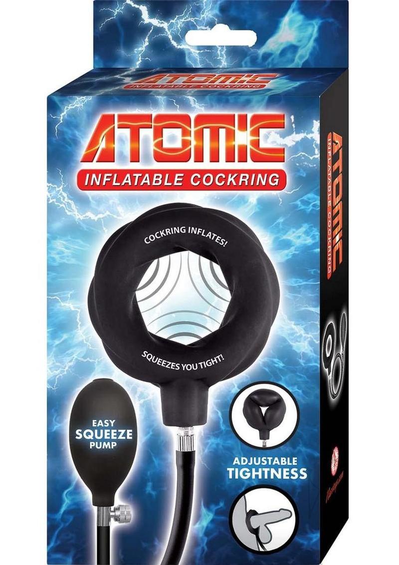 Atomic Inflatable Silicone Cock Ring 