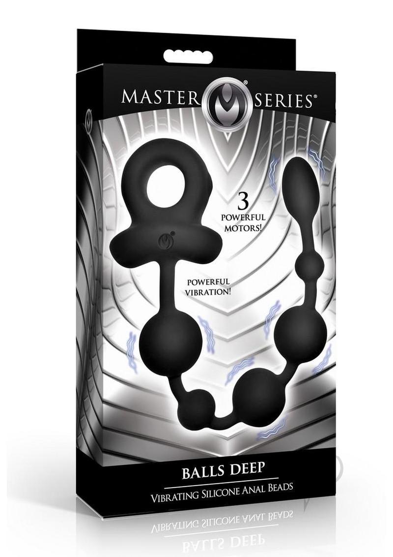 Balls Deep Vibrating Silicone Anal Beads 