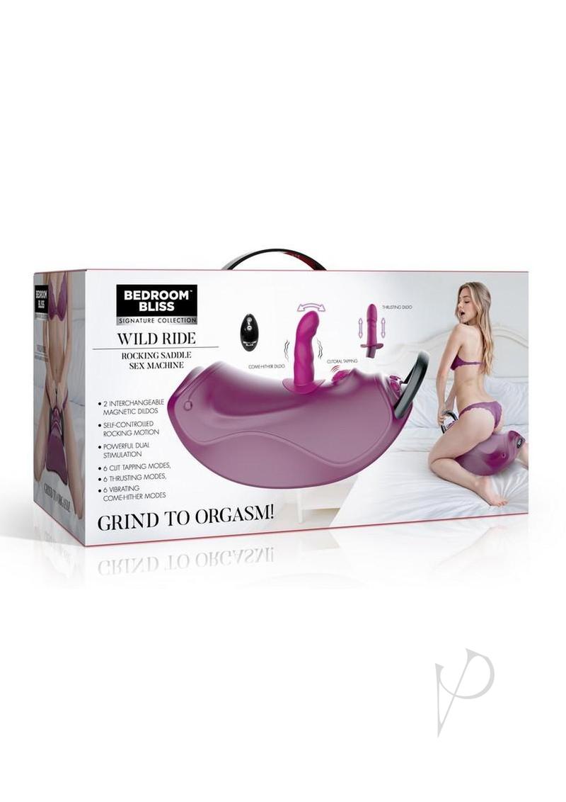 Bedroom Bliss Wild Ride Rocking Saddle Sex Machine with Remote 