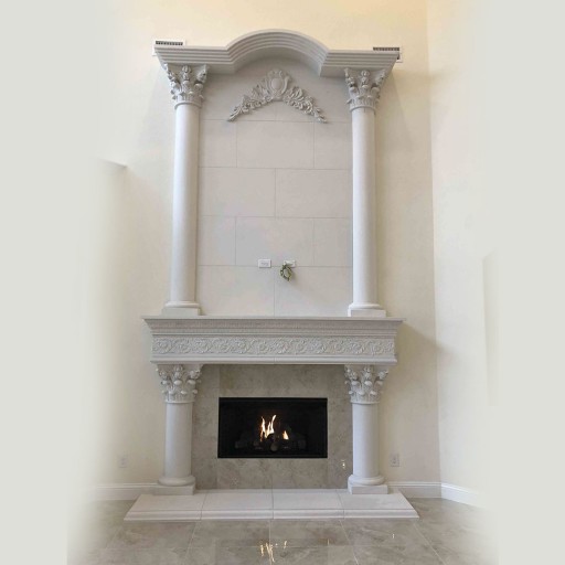 Stone Fireplace Mantels | Modern Cast Stone Fireplaces - Dallas | DFW