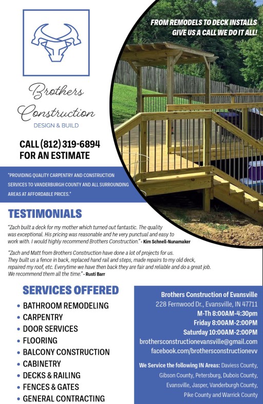 Brothers Construction of Evansville