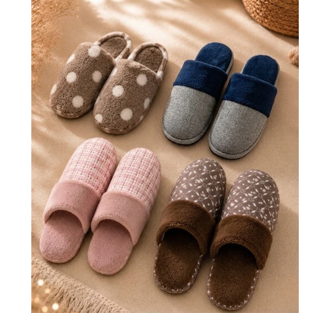 Pantuflas Con Interior Afelpado