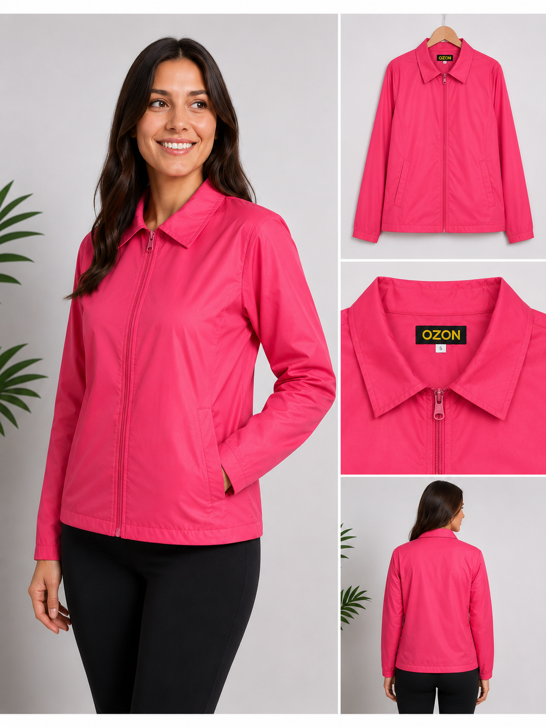Campera Para Lluvia Fucsia
