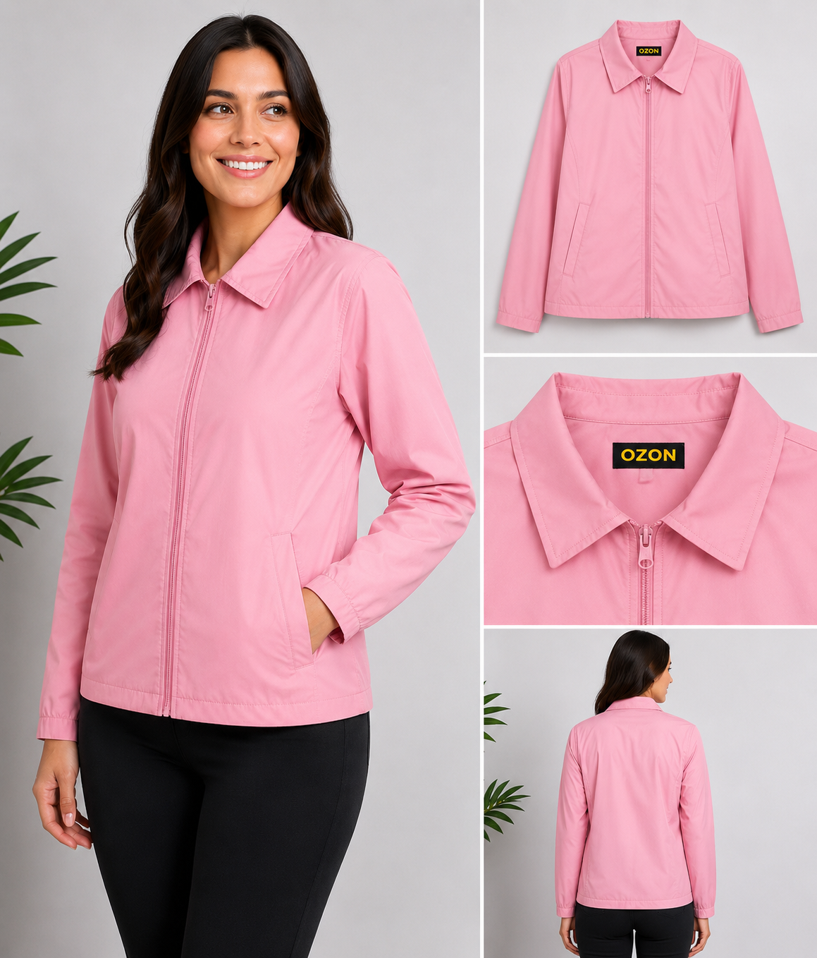Campera Para Lluvia Rosa