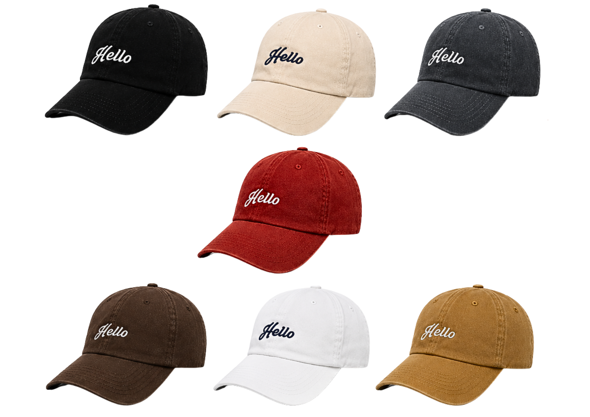 Visera Curva Hello