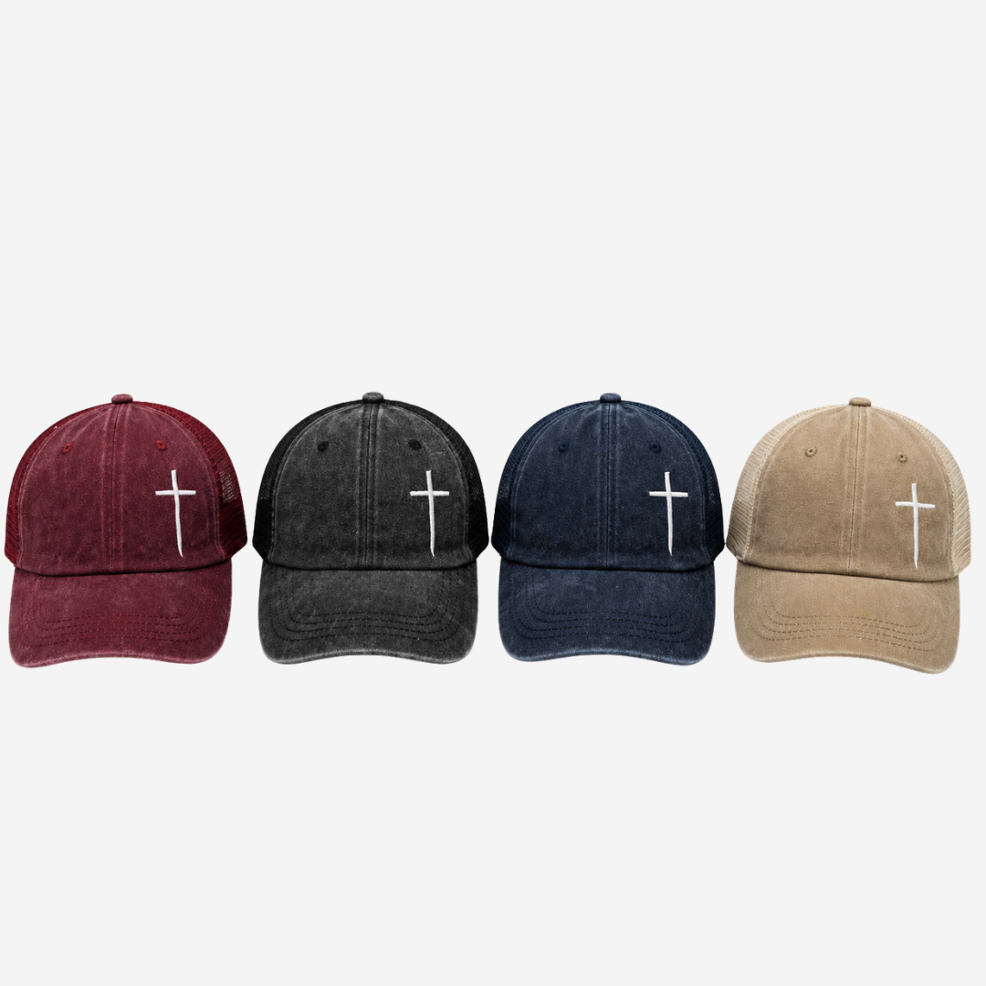 Visera Curva de Rejilla Cruz