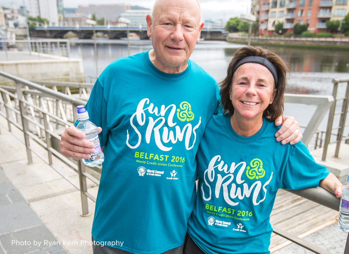 World Council of Credit Unions Fun Run Logo Design by Econoprint