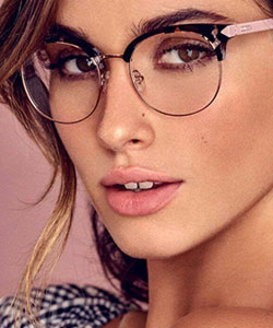 Model wearing Lindberg sunglasses