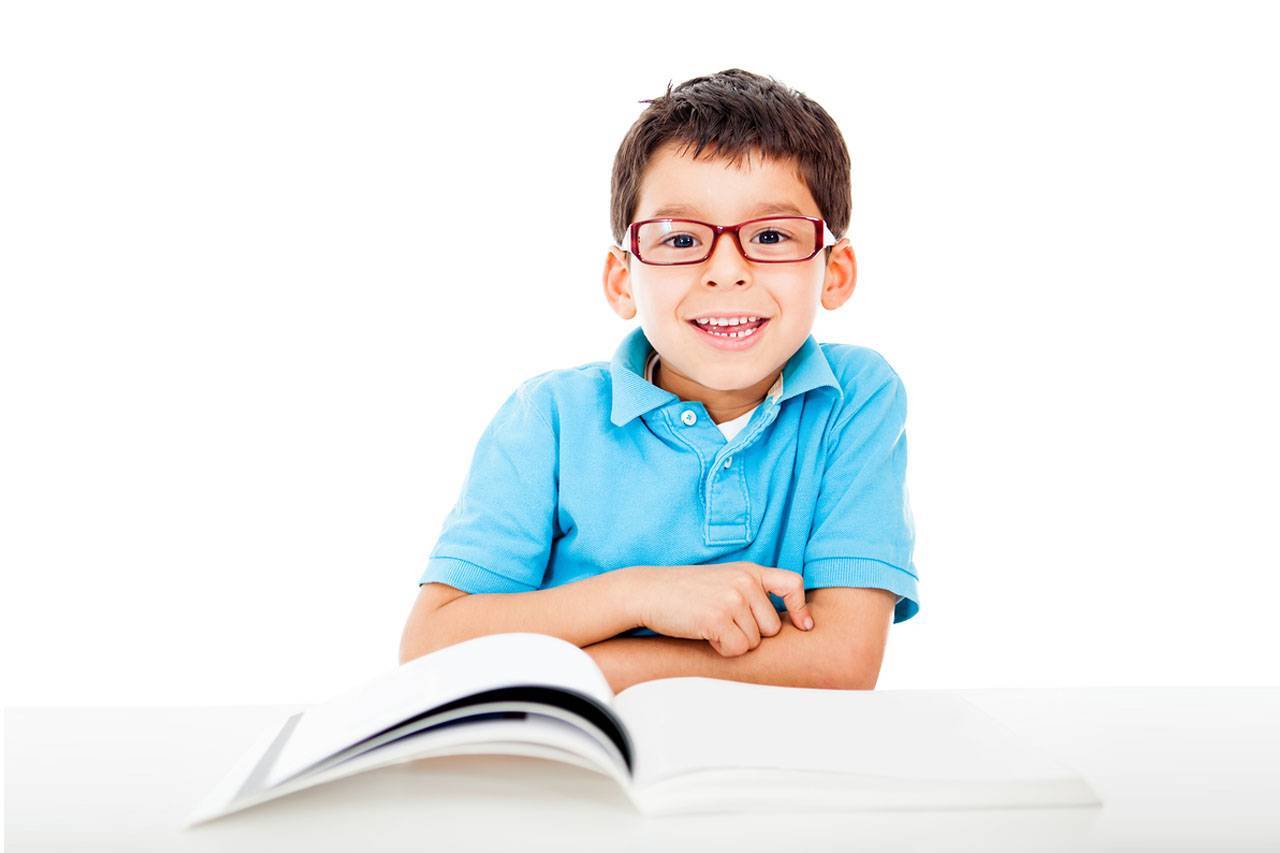 A child reading a book, Eye Care in Alpha, NJ