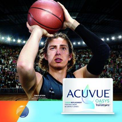 NEW ACUVUE OASYS with Transitions Basketball