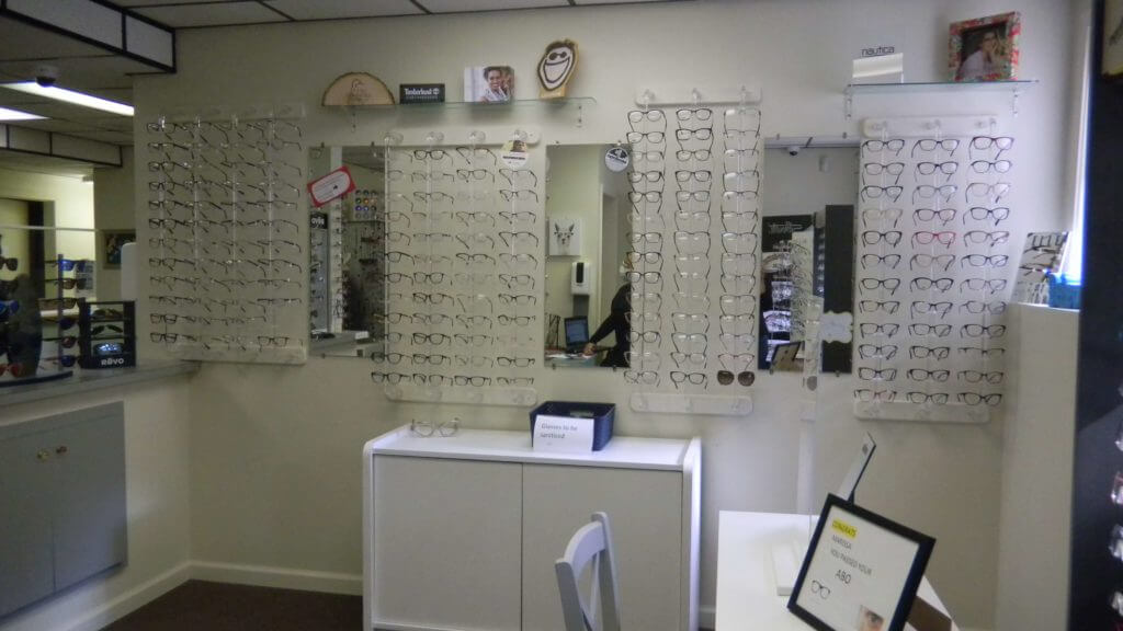 Optical Section at Della Porta Eye Care