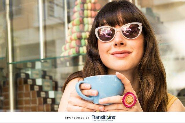 woman wearing transition lenses in Copperas Cove, TX