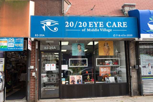 Eye Doctor Showing Eyeglasses