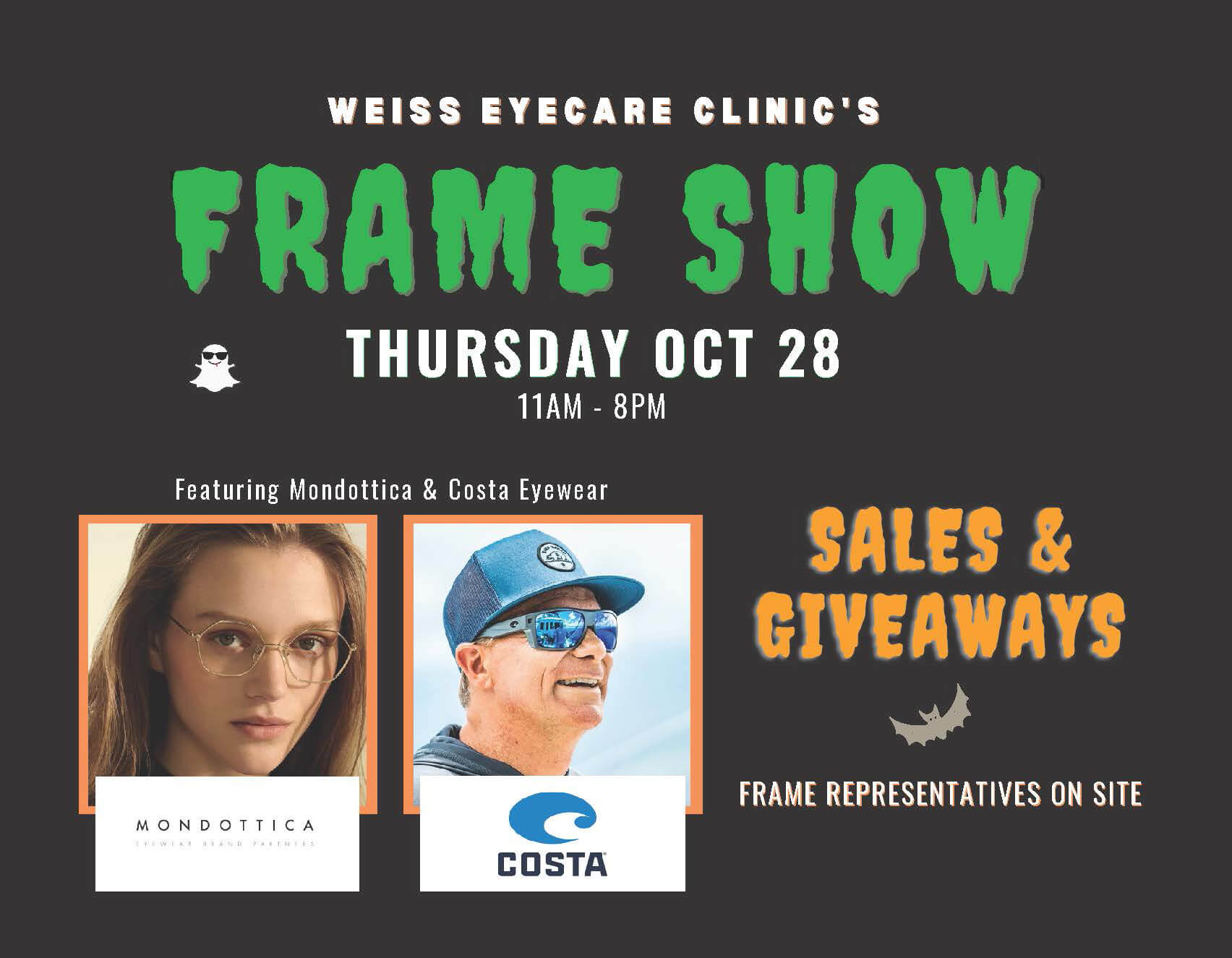 Weiss Eyecare Clinic in Watertown South Dakota has an excellent selection of eye glasses