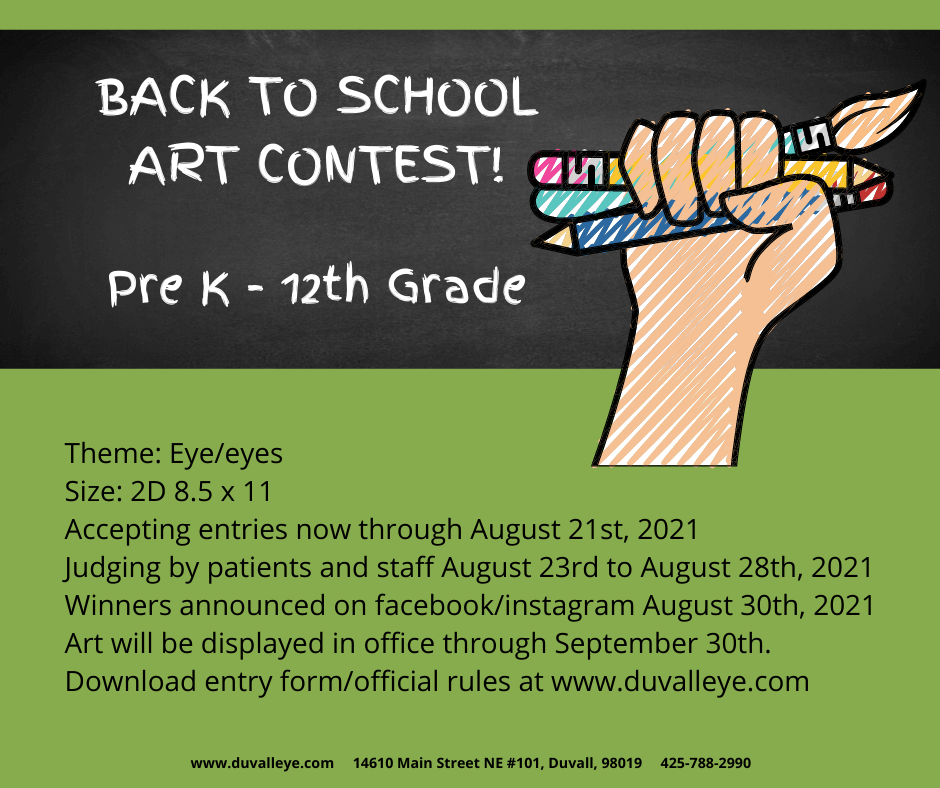 BACK TO SCHOOL ART CONTEST!