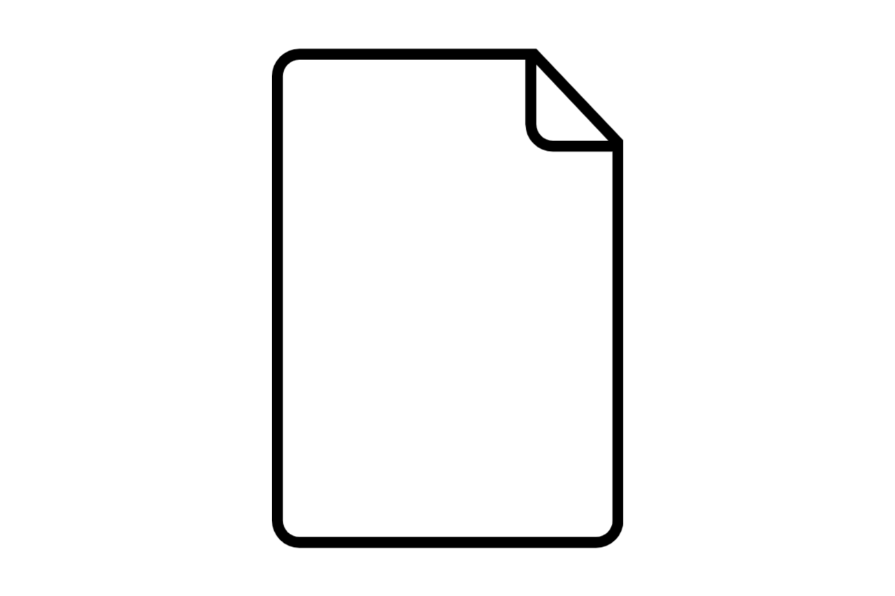 blank document