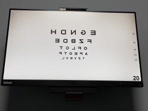 Snellen chart 2 300x225