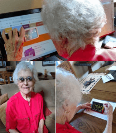 low vision patient images