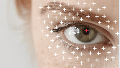 Woman's eye, Ad for Eye Care Emergencies in Flower Mound