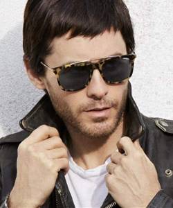 Model wearing Calvin Klein sunglasses
