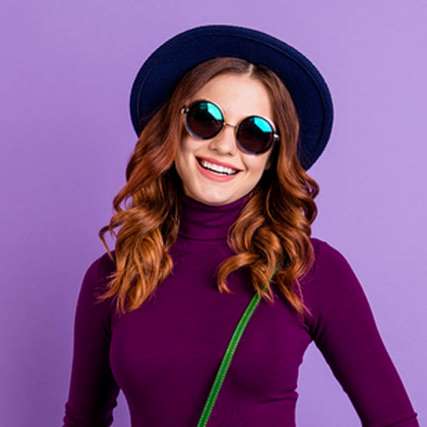 woman with sunglasses