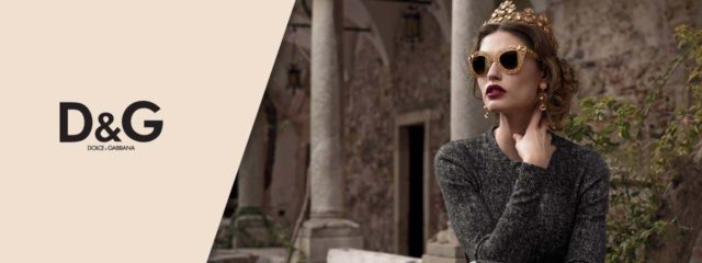 Woman Wearing D&G Designer Eyeglass Frames