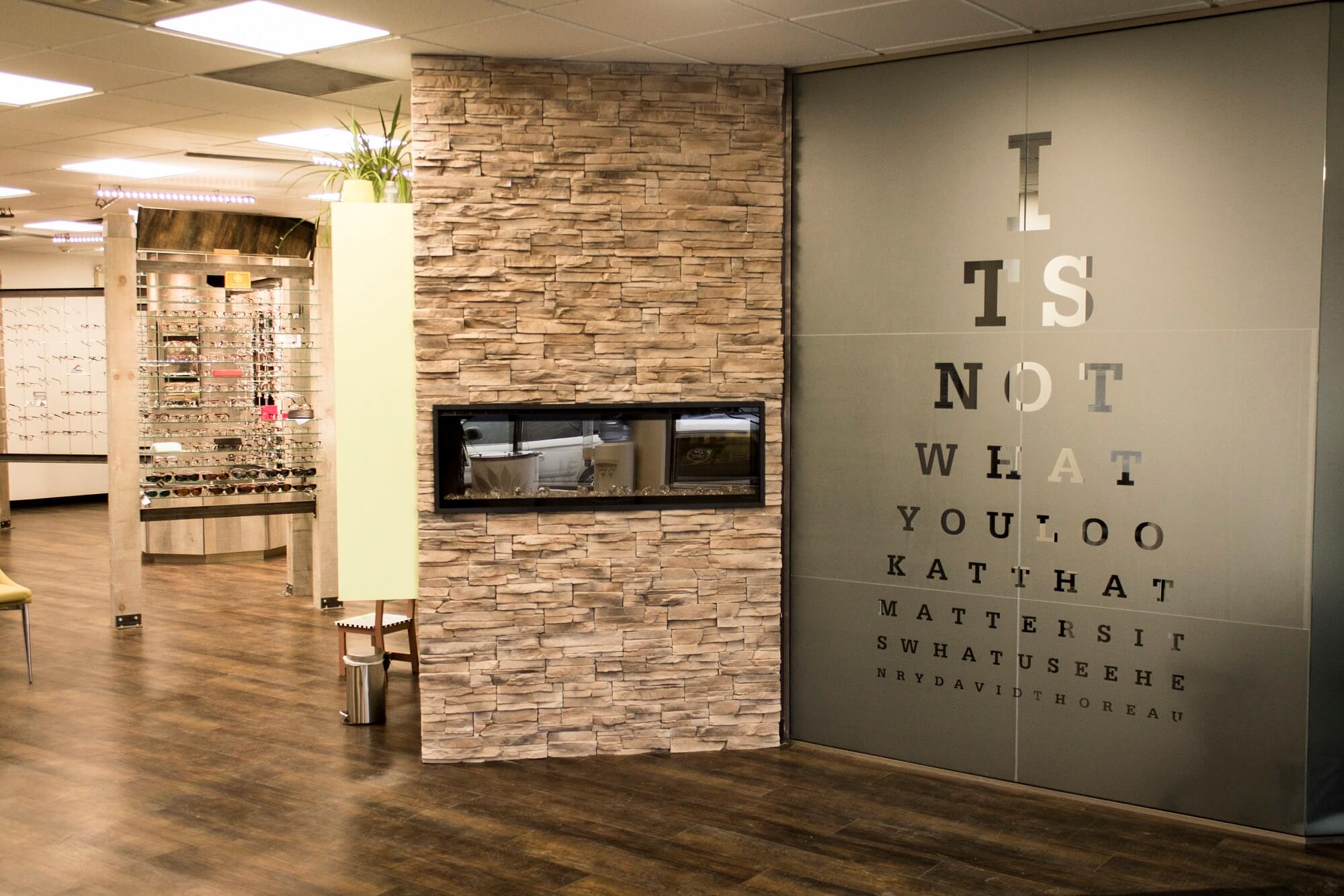 entry to optical area