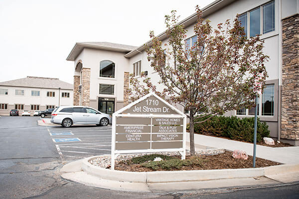 Exterior of Impact Vision Therapy 363 Village Square Ln, Ste 155, Castle Pines