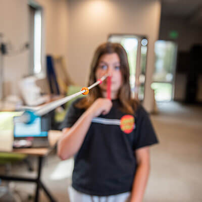 Teenager doing Vision Therapy in Colorado
